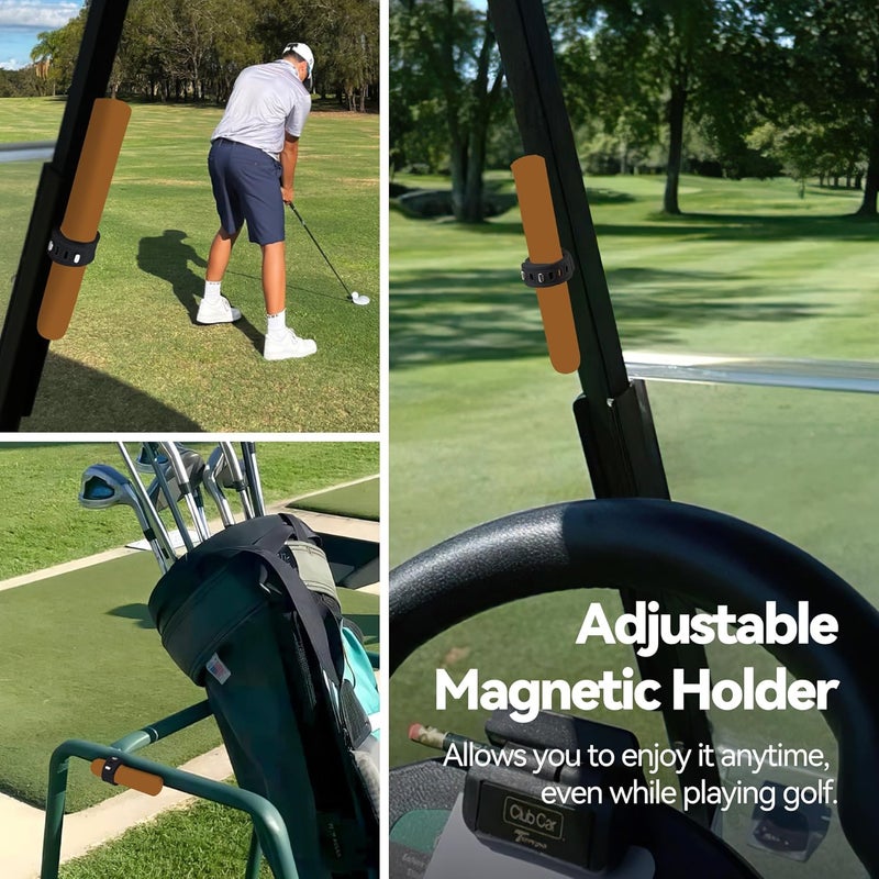 ROWFEN Golf Cart Accessories - Fits 38 to 60 Ring Gauge - Convenient Magnetic Holder with Magnetic and Adjustable Design - Fit for Golfing, Grilling, Fishing, Travel, and Outdoor Adventures - Image 4